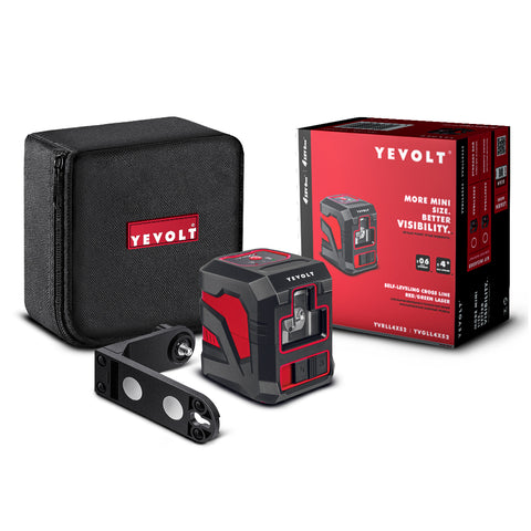 YVRLL4XS2B1™ SELF-LEVELING CROSS LINE RED LASER BASIC KIT