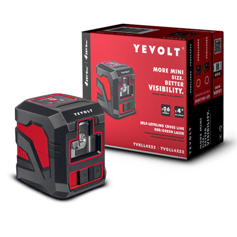 YVRLL4XS2™ SELF-LEVELING CROSS LINE RED LASER